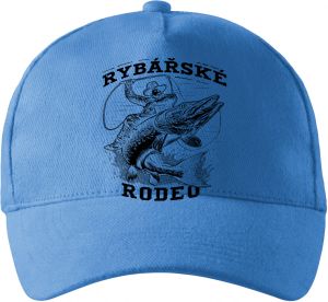 Rybářské rodeo, štika, černý potisk