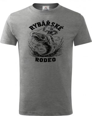 Rybářské rodeo, sumec, černý potisk