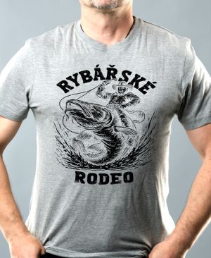 Rybářské rodeo, sumec, černý potisk
