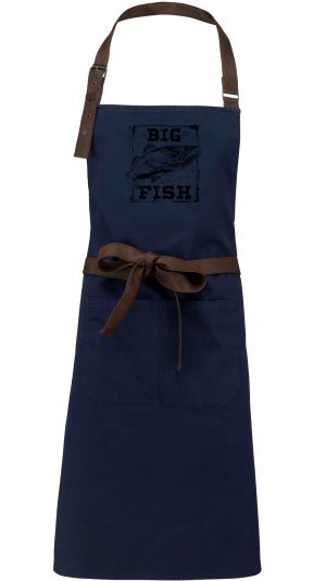 Rybářské tričko Big Fish, retro candát černý potisk