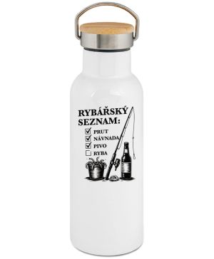 Rybářský seznam, černý potisk