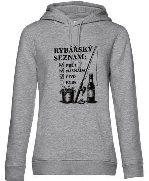 Rybářský seznam, černý potisk