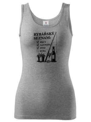 Rybářský seznam, černý potisk