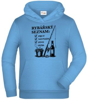 Rybářský seznam, černý potisk