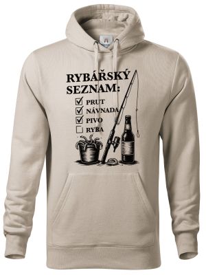 Rybářský seznam, černý potisk
