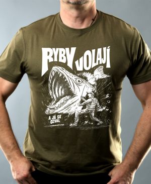 Ryby volají, bílý potisk