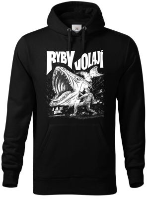 Ryby volají, bílý potisk