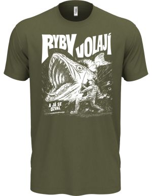 Ryby volají, bílý potisk