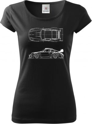 Legenda v nákresu, bílý tisk