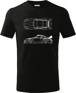 Legenda v nákresu, bílý tisk