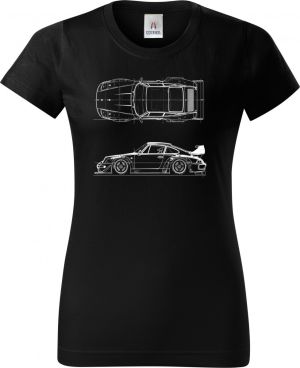 Legenda v nákresu, bílý tisk