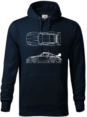 Legenda v nákresu, bílý tisk