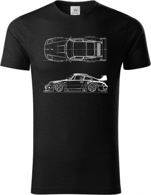 Legenda v nákresu, bílý tisk