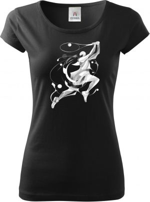 Rytmus kurtem, bílý potisk