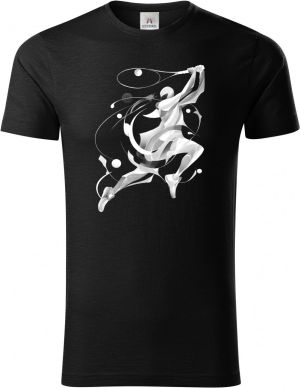 Rytmus kurtem, bílý potisk