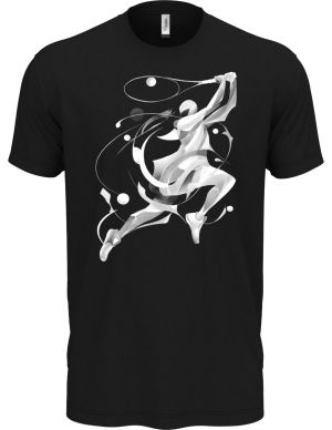 Rytmus kurtem, bílý potisk