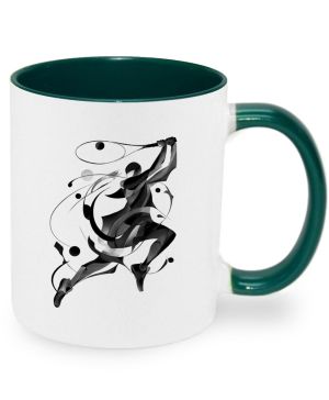 Rytmus kurtem, černý potisk