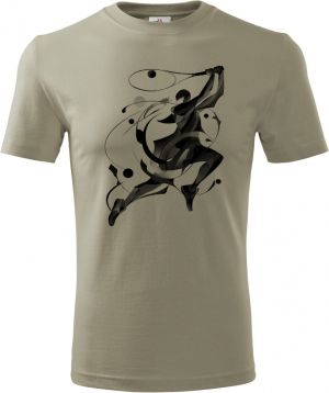 Rytmus kurtem, černý potisk