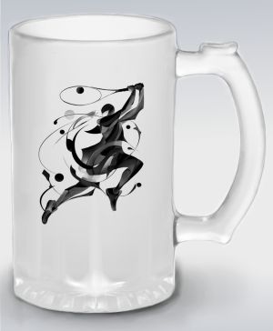 Rytmus kurtem, černý potisk