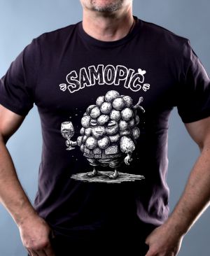 Samopič, bílý tisk