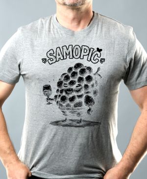 Samopič, černý tisk