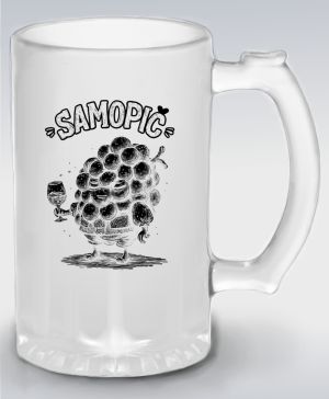 Samopič, černý tisk