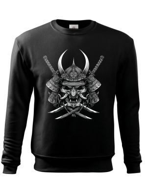 Samurajská maska Oni, bílý tisk