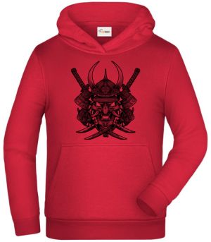 Samurajská maska Oni, černý tisk