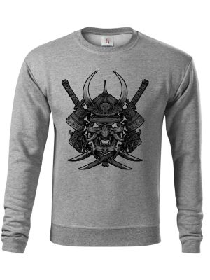 Samurajská maska Oni, černý tisk