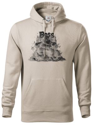 Santa Boss, černý tisk