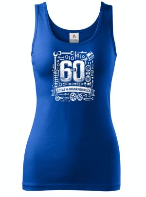 Šedesátka v originále, bílý tisk