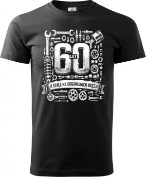 Šedesátka v originále, bílý tisk