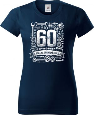 Šedesátka v originále, bílý tisk