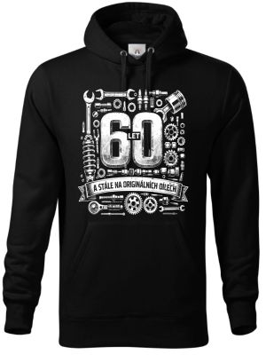 Šedesátka v originále, bílý tisk