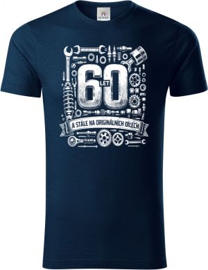 Šedesátka v originále, bílý tisk