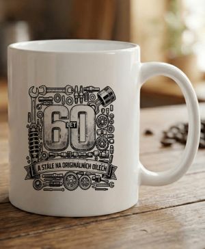 Šedesátka v originále, černý tisk