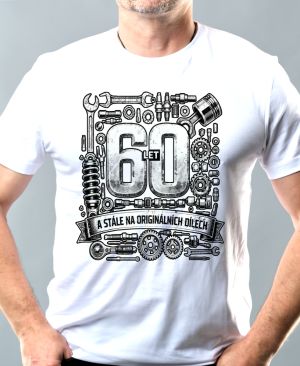 Šedesátka v originále, černý tisk