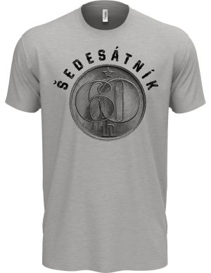 Šedesátník, ideální dárek k narozeninám, černý potisk