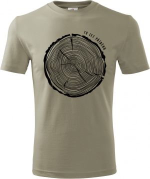 Sedmdesát let příběhu, ideální dárek k narozeninám, černý potisk