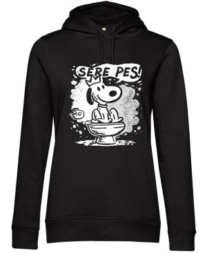 Sere pes, bílý potisk