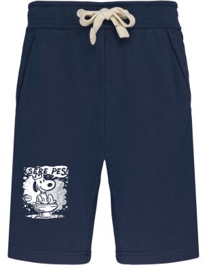 Sere pes, bílý potisk