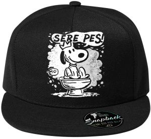 Sere pes, bílý potisk