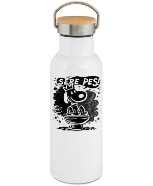 Sere pes, černý potisk