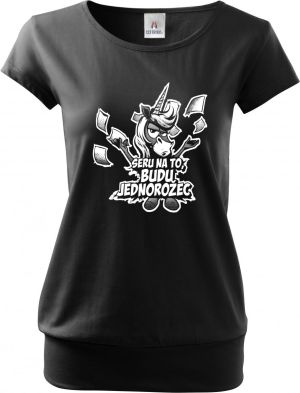 Seru na to, budu jednorožec, V2, bílý potisk