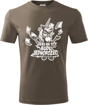Seru na to, budu jednorožec, V2, bílý potisk