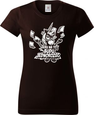 Seru na to, budu jednorožec, V2, bílý potisk