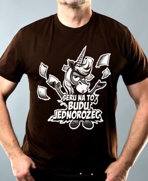 Seru na to, budu jednorožec, V2, bílý potisk