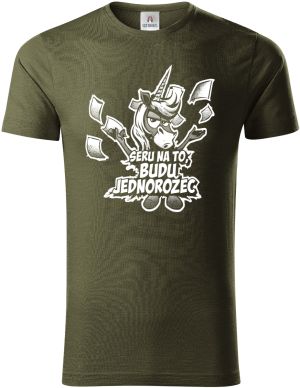 Seru na to, budu jednorožec, V2, bílý potisk