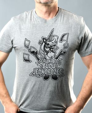 Seru na to, budu jednorožec, V2, černý potisk