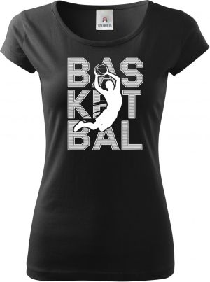 Shadow basketbal, bílý potisk